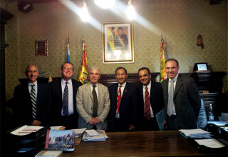 Meeting at the Bolivian Embassy